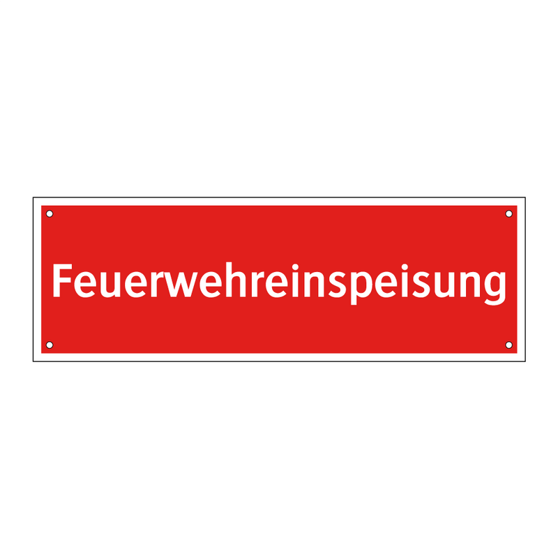 Feuerwehreinspeisung