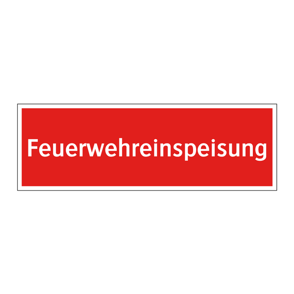 Feuerwehreinspeisung