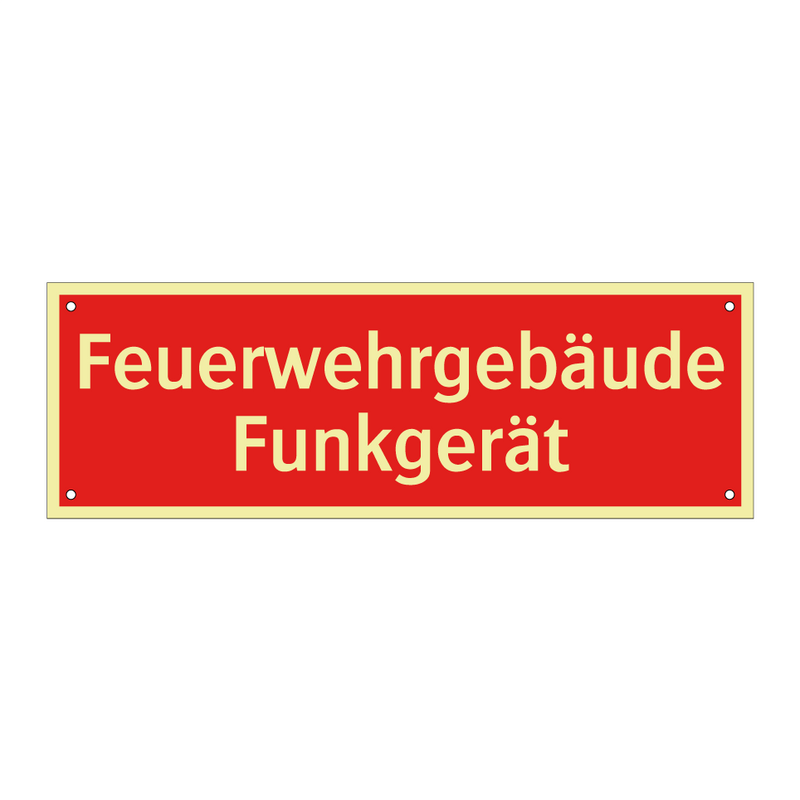 Feuerwehrgebäude Funkgerät