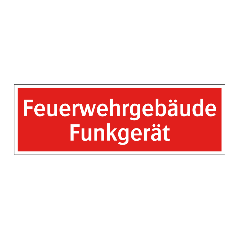 Feuerwehrgebäude Funkgerät