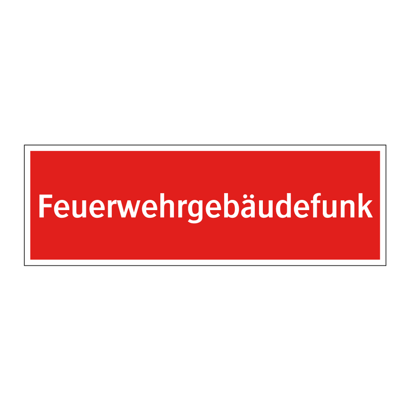 Feuerwehrgebäudefunk