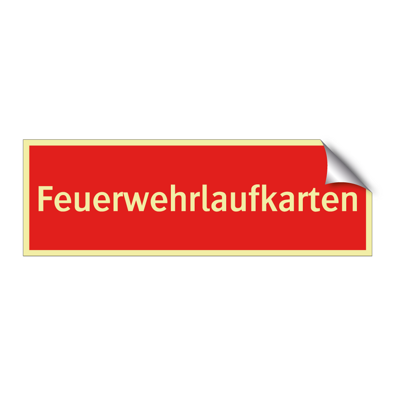 Feuerwehrlaufkarten