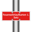 Feuerwehrlaufkarten 1. Satz