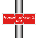 Feuerwehrlaufkarten 2. Satz