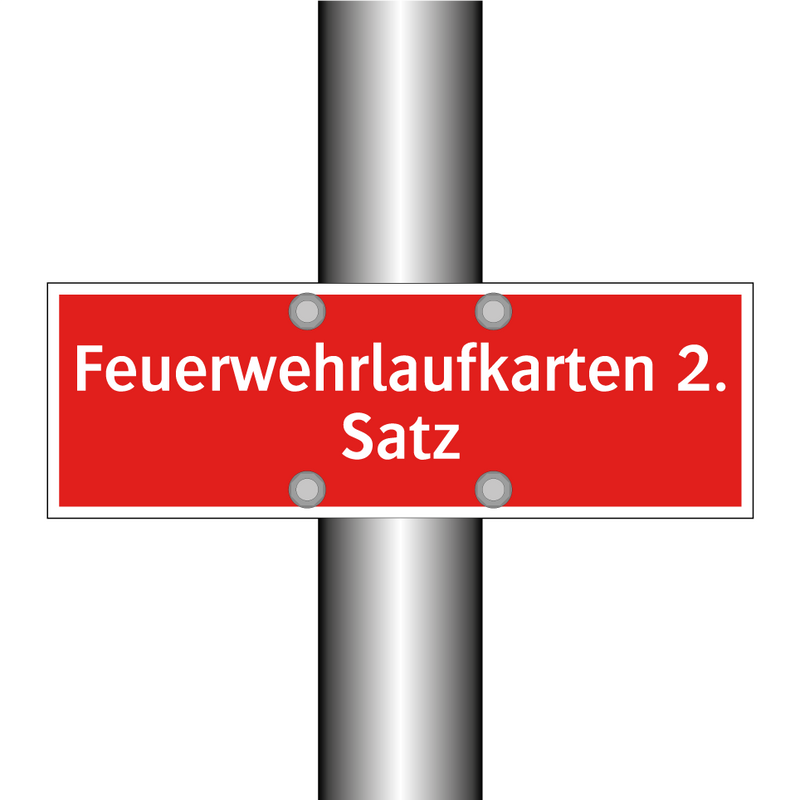 Feuerwehrlaufkarten 2. Satz