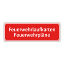 Feuerwehrlaufkarten Feuerwehrpläne