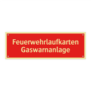 Feuerwehrlaufkarten Gaswarnanlage