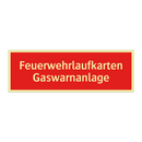 Feuerwehrlaufkarten Gaswarnanlage