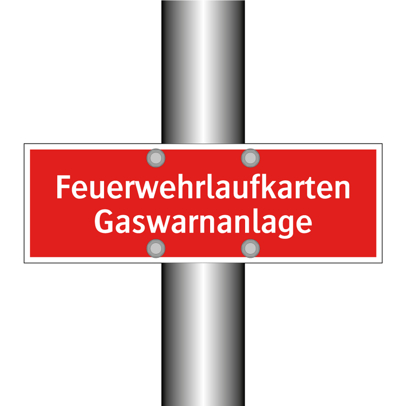 Feuerwehrlaufkarten Gaswarnanlage