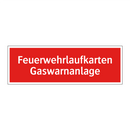 Feuerwehrlaufkarten Gaswarnanlage
