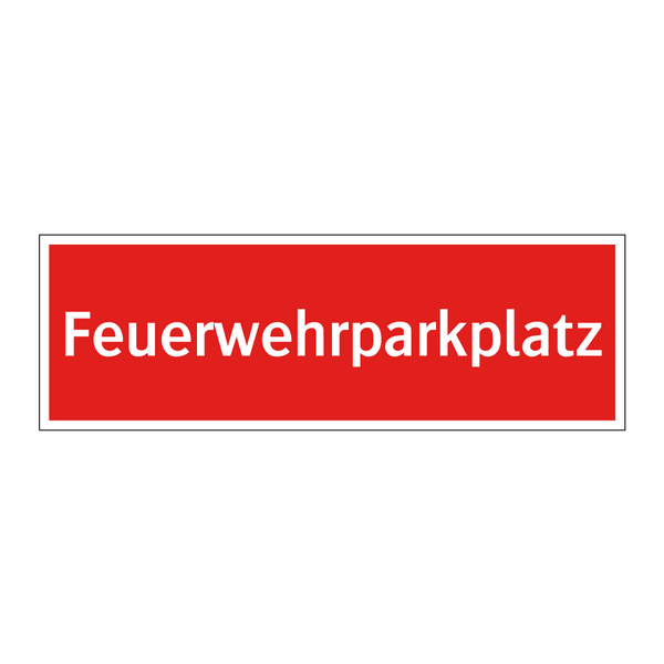 Feuerwehrparkplatz