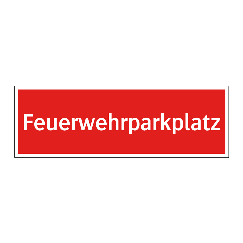 Feuerwehrparkplatz