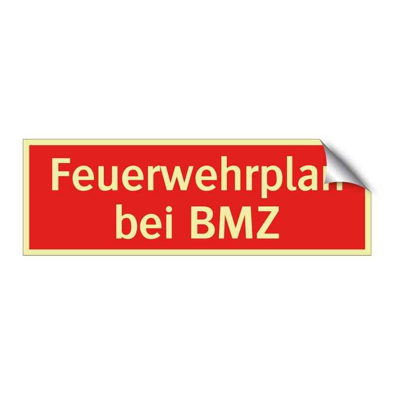 Feuerwehrplan bei BMZ