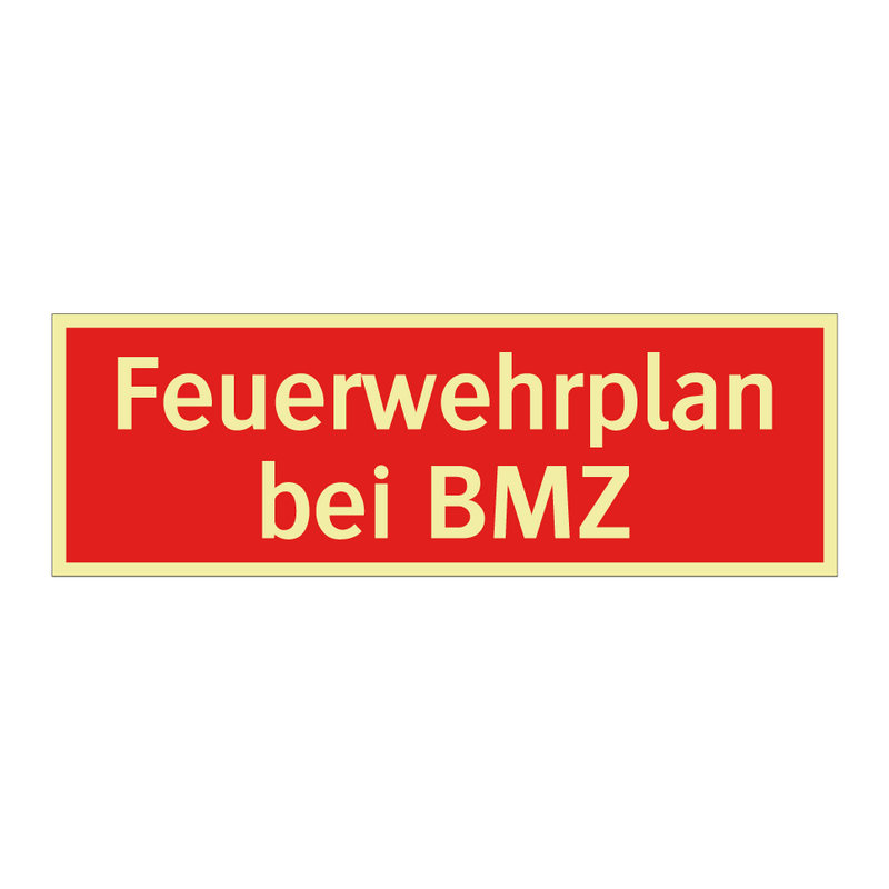 Feuerwehrplan bei BMZ