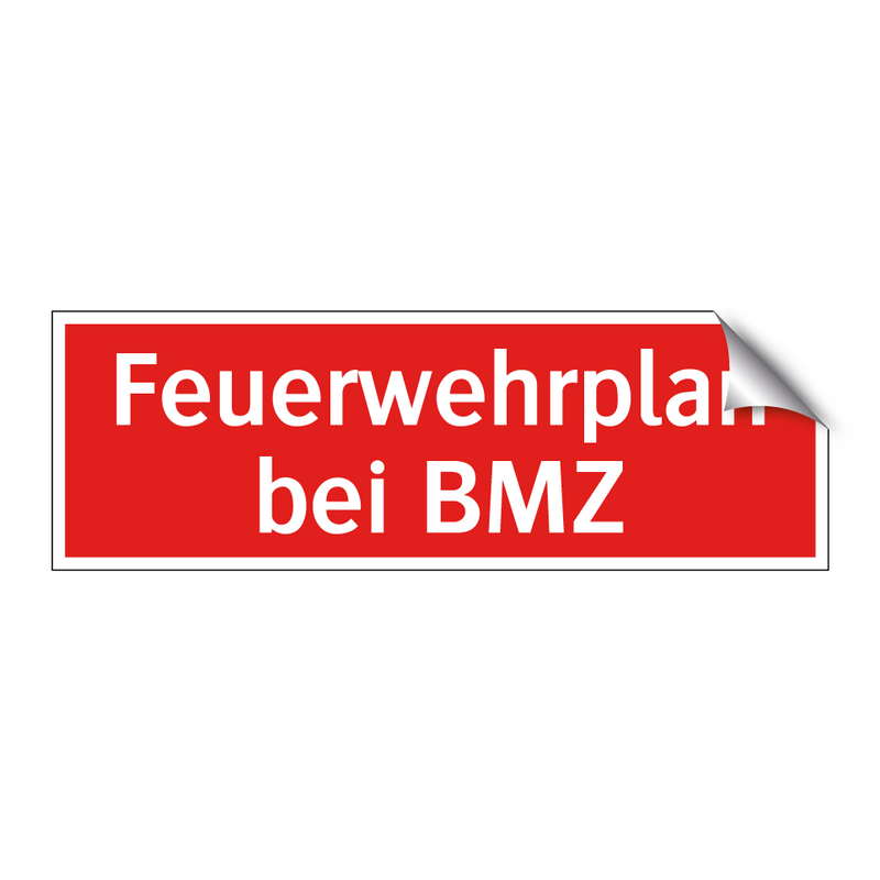 Feuerwehrplan bei BMZ