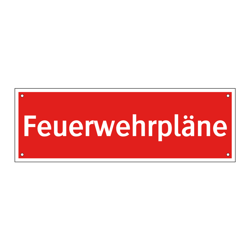 Feuerwehrpläne