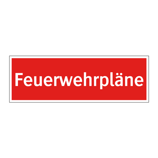 Feuerwehrpläne