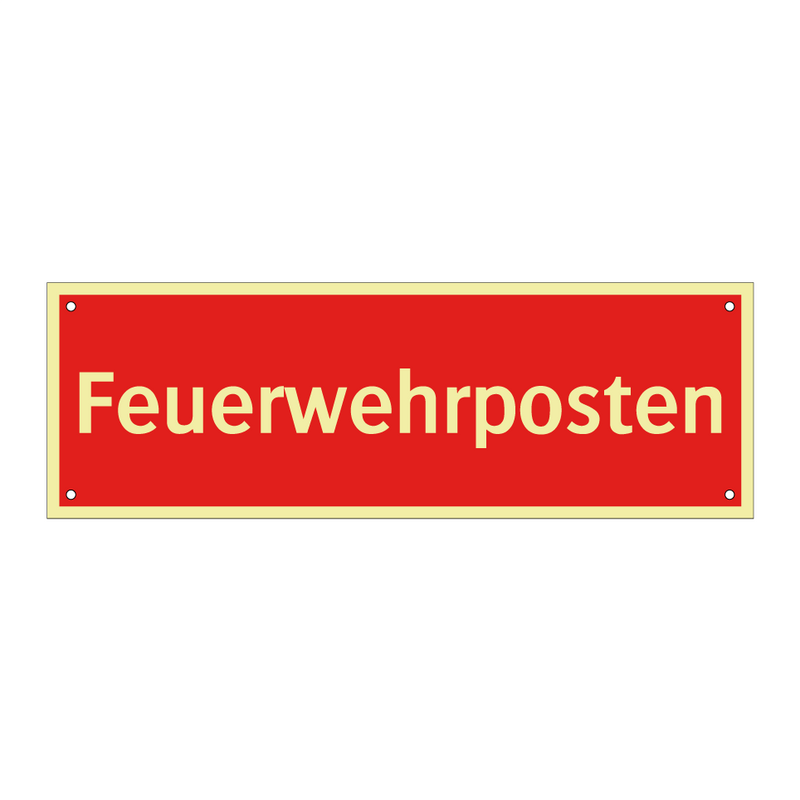 Feuerwehrposten