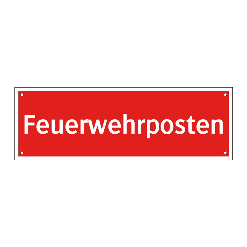 Feuerwehrposten