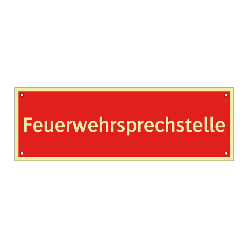 Feuerwehrsprechstelle