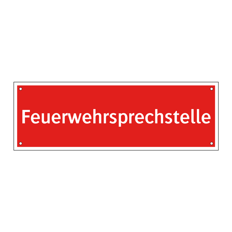 Feuerwehrsprechstelle