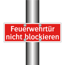 Feuerwehrtür nicht blockieren