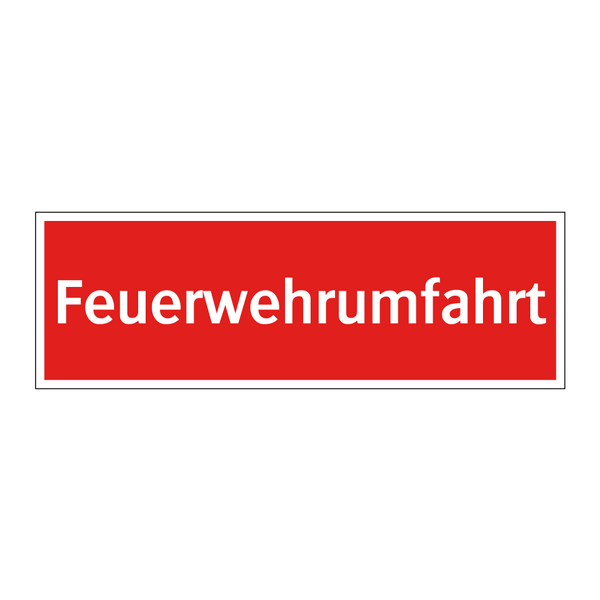 Feuerwehrumfahrt