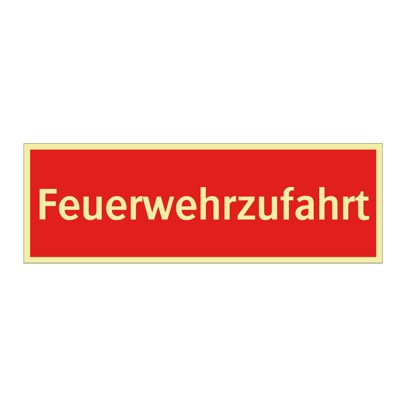 Feuerwehrzufahrt