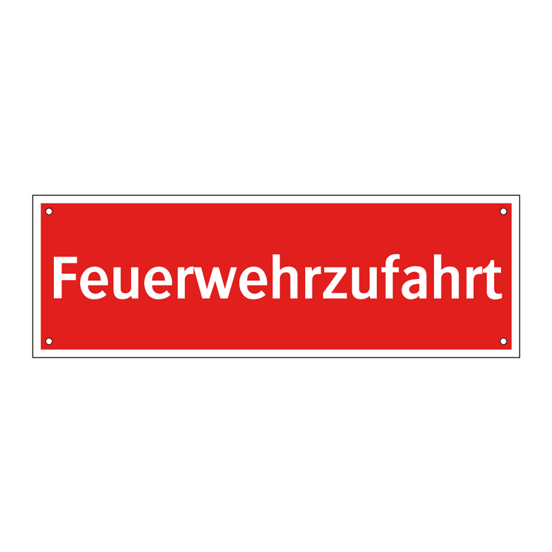 Feuerwehrzufahrt