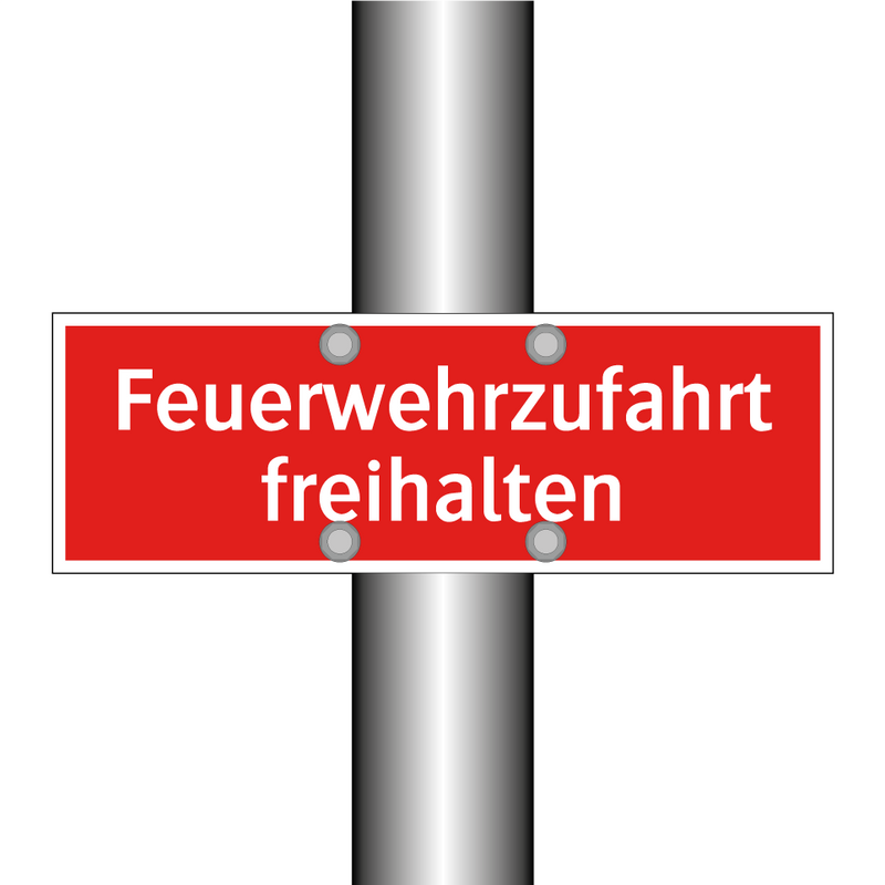 Feuerwehrzufahrt freihalten