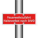 Feuerwehrzufahrt Halteverbot nach StVO