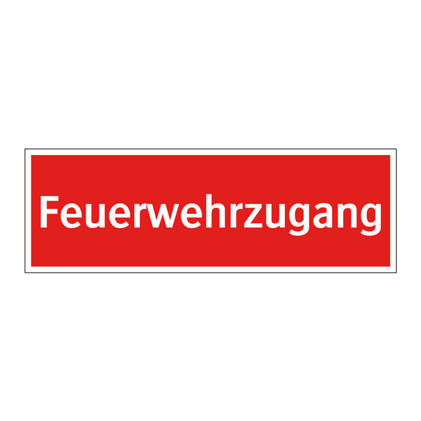 Feuerwehrzugang