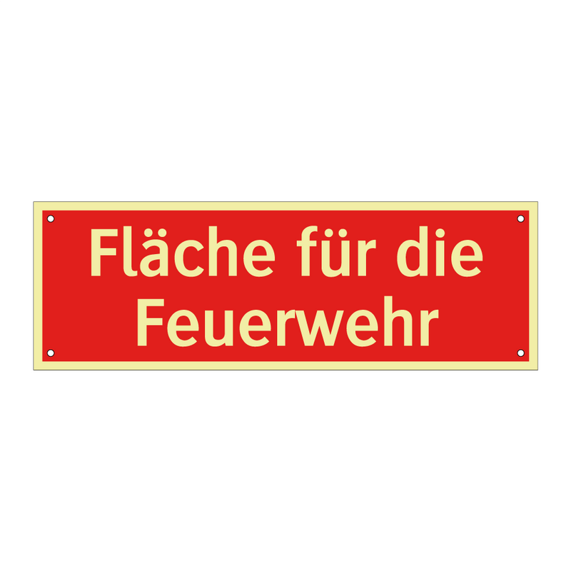 Fläche für die Feuerwehr