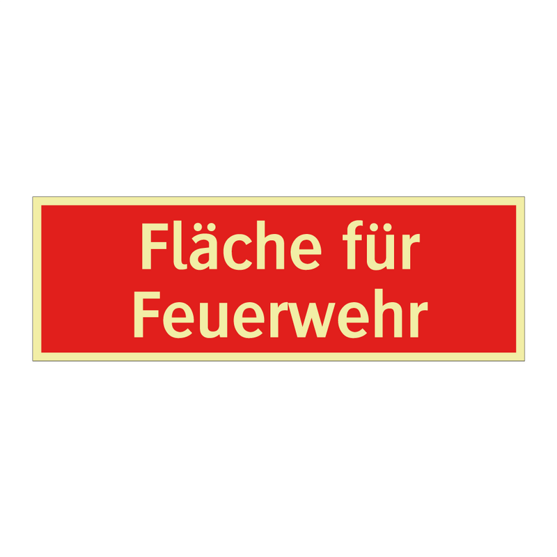 Fläche für Feuerwehr