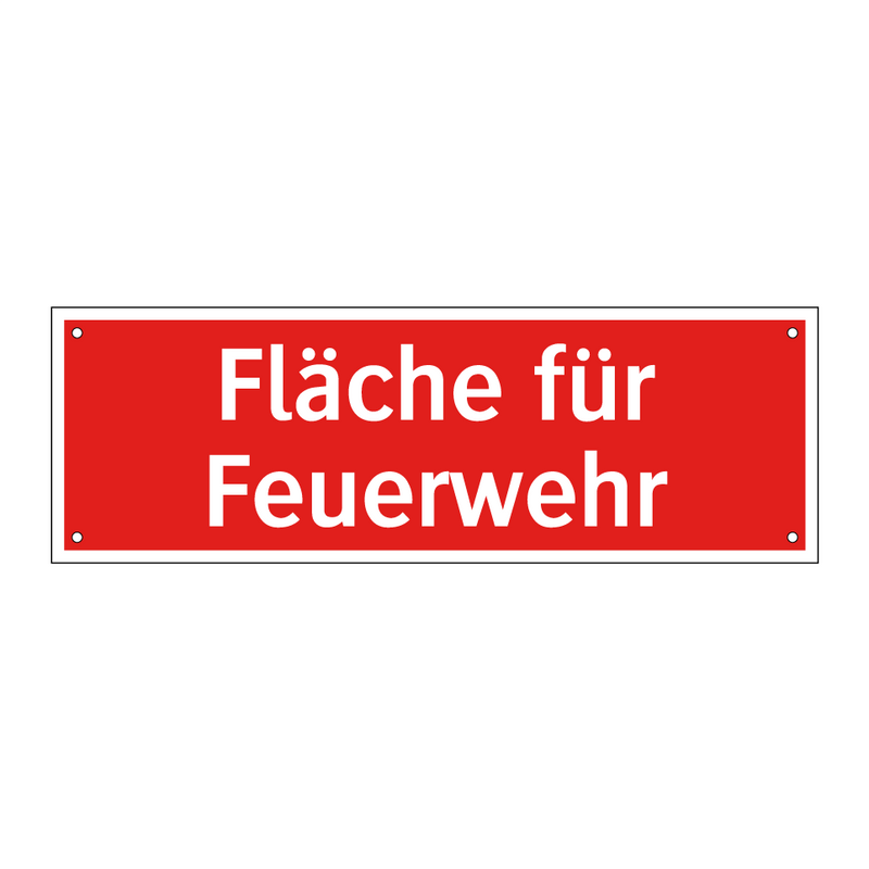 Fläche für Feuerwehr