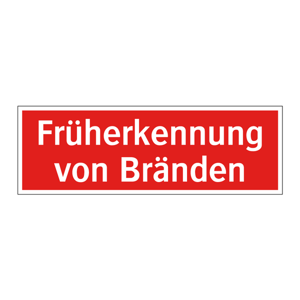 Früherkennung von Bränden
