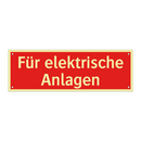 Für elektrische Anlagen