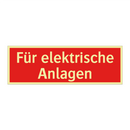 Für elektrische Anlagen