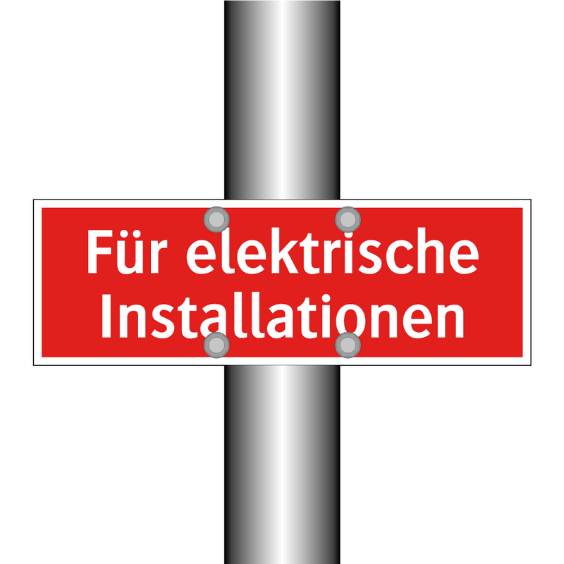 Für elektrische Installationen