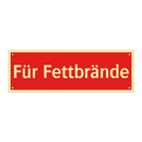 Für Fettbrände