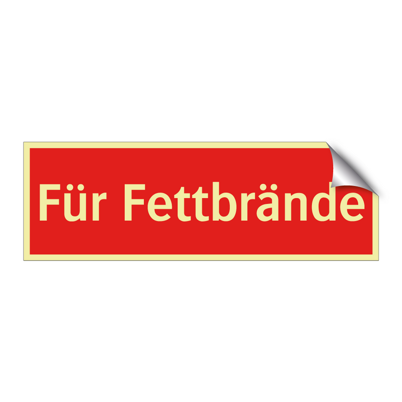 Für Fettbrände