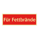 Für Fettbrände