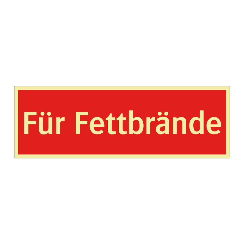 Für Fettbrände