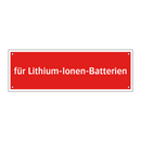 für Lithium-Ionen-Batterien