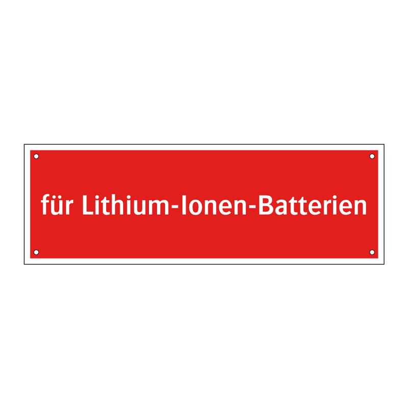 für Lithium-Ionen-Batterien