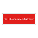 für Lithium-Ionen-Batterien