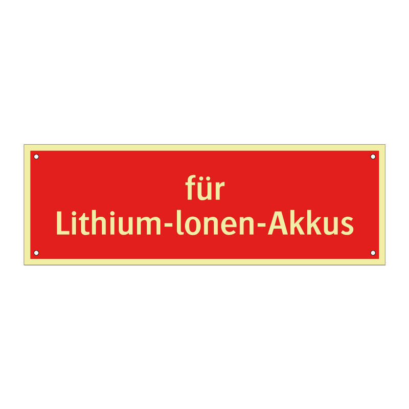 für Lithium-lonen-Akkus