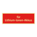 für Lithium-lonen-Akkus