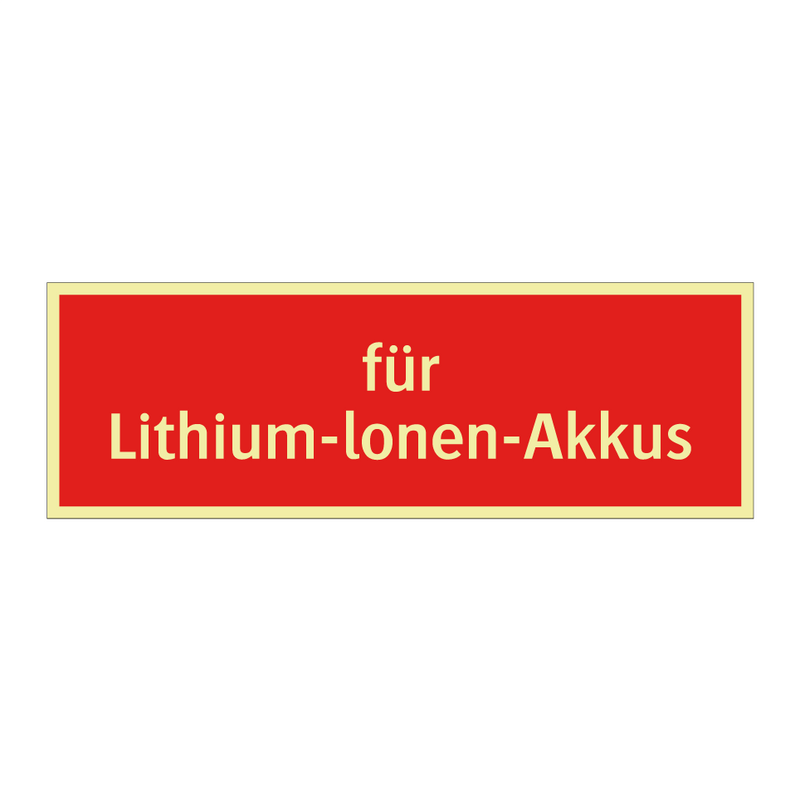 für Lithium-lonen-Akkus