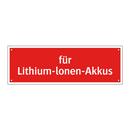 für Lithium-lonen-Akkus